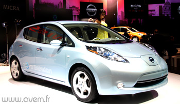 La Nissan Leaf en détails au Salon de l'Auto de Genève - Photo 1 La Nissan Leaf en détails au Salon de l'Auto de Genève - Photo 1