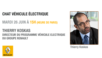 Renault et la mobilité électrique – Thierry Koskas répond aux questions des internautes - Photo 1 Renault et la mobilité électrique – Thierry Koskas répond aux questions des internautes - Photo 1