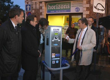 Nord-Pas de Calais – Une borne DBT-CEV en test pour la Ville d’Arras Nord-Pas de Calais – Une borne DBT-CEV en test pour la Ville d’Arras