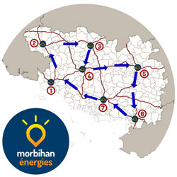 Un tour du Morbihan en voiture électrique pour promouvoir la charge rapide Un tour du Morbihan en voiture électrique pour promouvoir la charge rapide