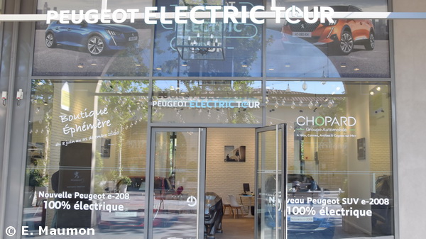 Peugeot ouvre une boutique éphémère pour promouvoir la mobilité électrique