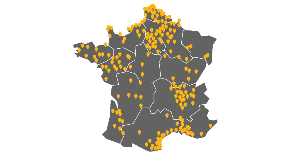 carte implantation IZIVIA FAST