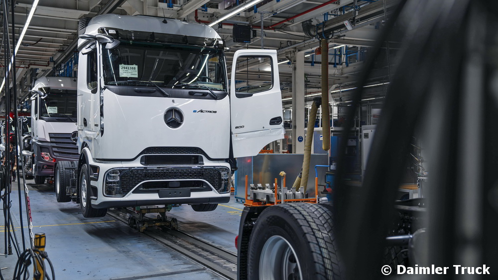 Lancement de la production du Mercedes eActros 600